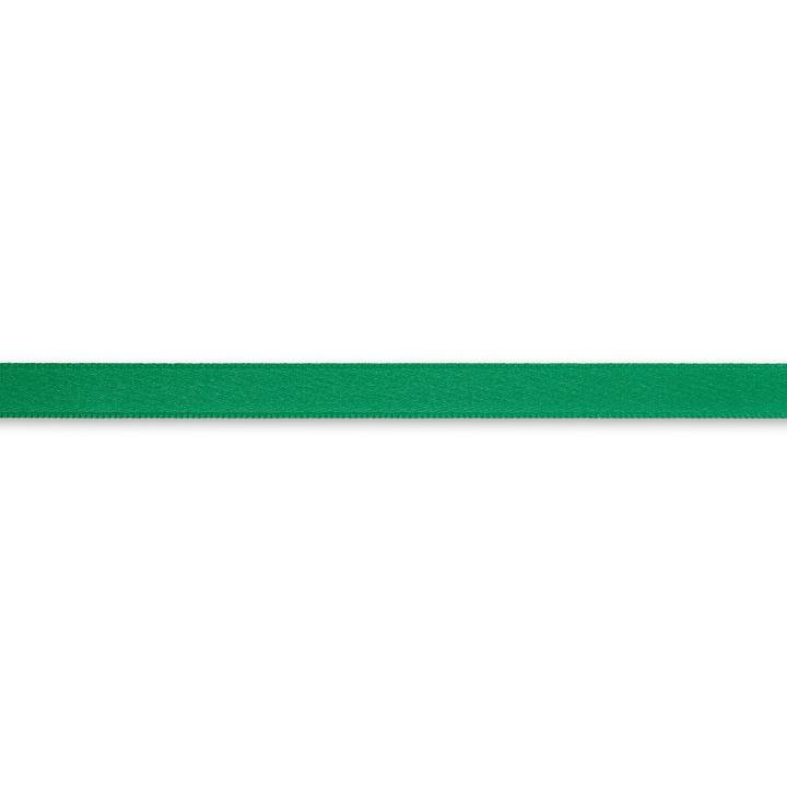 Атласная лента, 10мм, зеленая