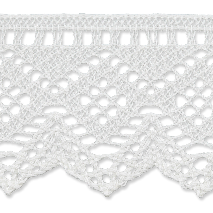 Dentelle Aux Fuseaux 43mm blanc