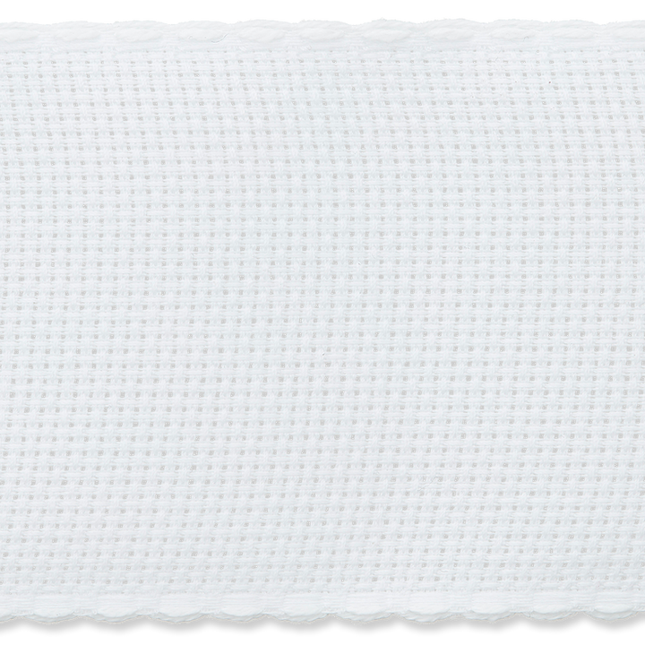 Aida Stickband, 75mm, weiß