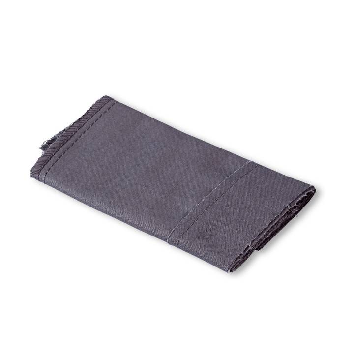 Trouser pockets half, to iron on, 16 x 13cm, grey
