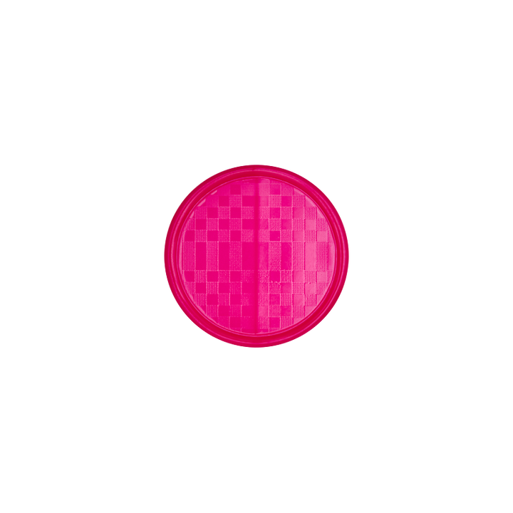 Polyesterknopf Öse, 15mm, pink