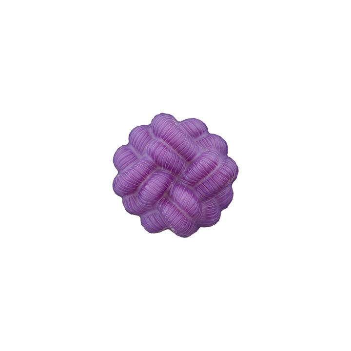 Polyester button shank, 12mm, lilac