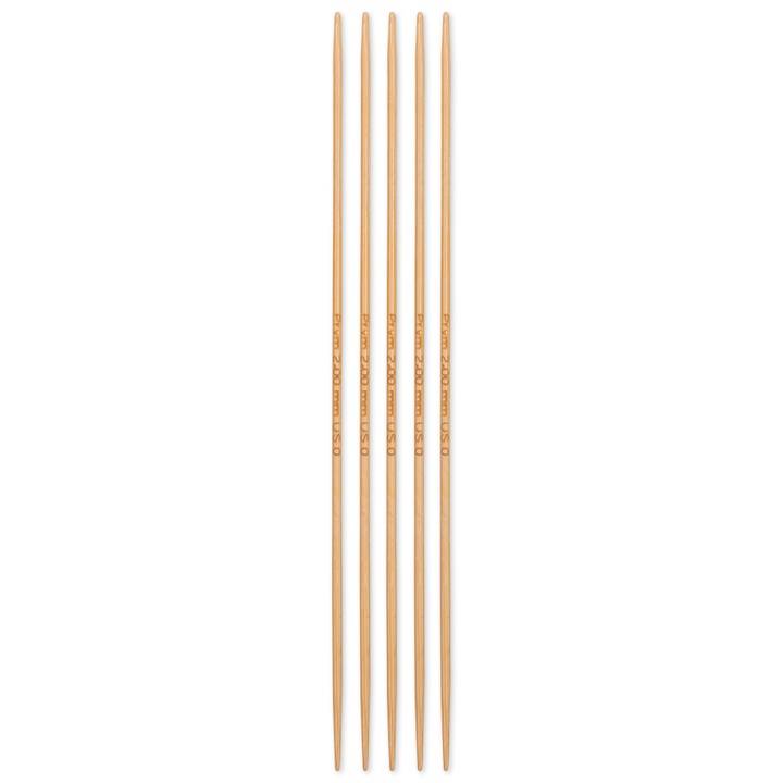 Double-pointed knitting needles Prym 1530, bamboo, 15cm, 2.00mm