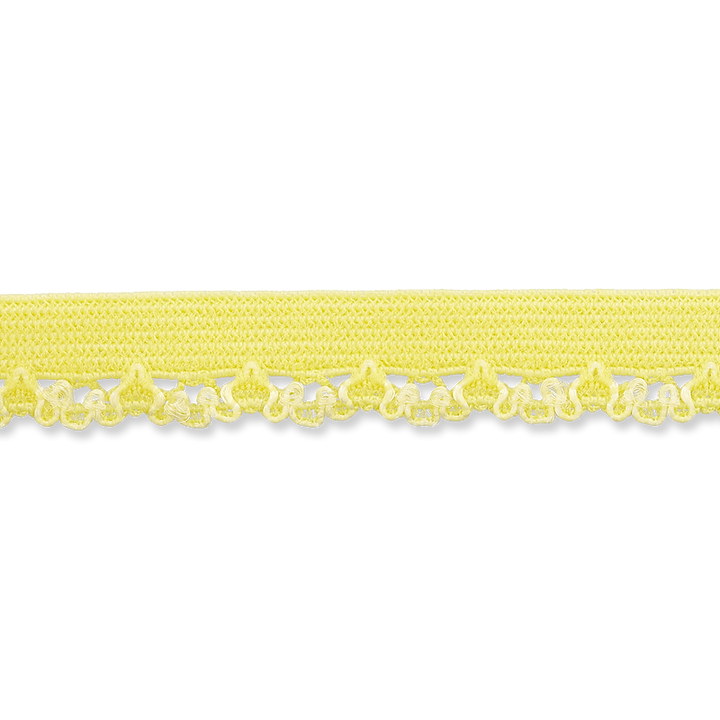 Elastisches Zierband, 10mm, gelb