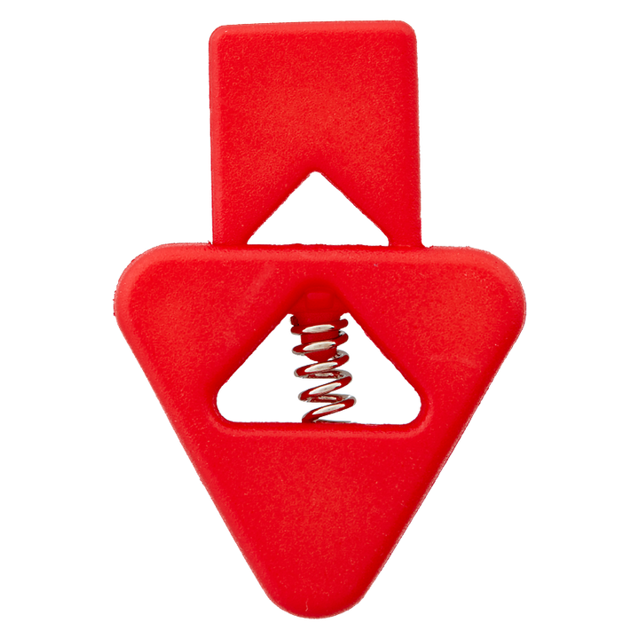 Cord stop/passage 7mm, 28mm, red