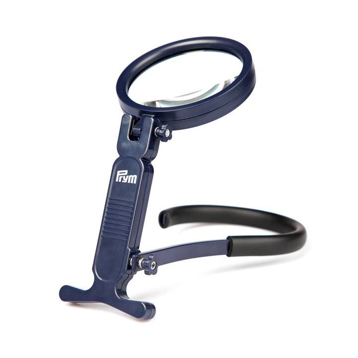 Universal magnifying glass with bracket