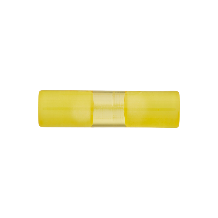 Ограничитель для шнура, отверстие 4 мм, 25 мм, желтый цвет