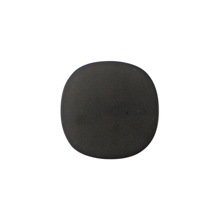 Polyester button shank, Quadrangle, 30mm, black