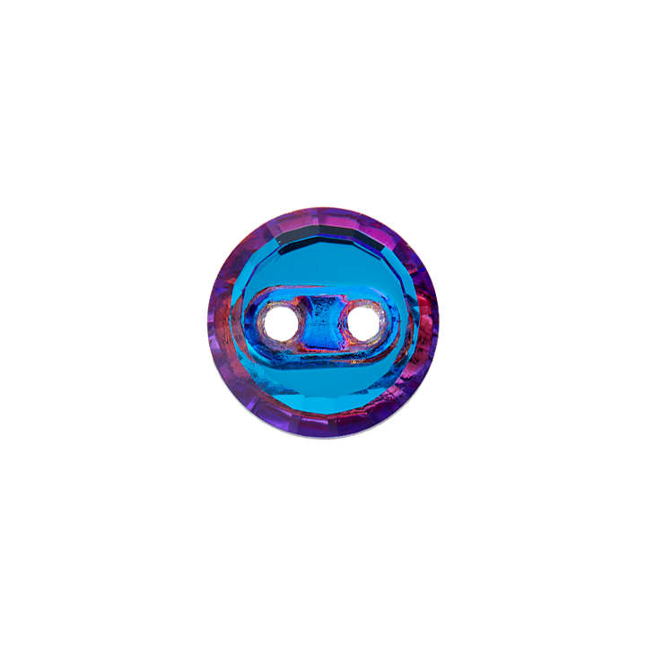 Polyesterknopf 2-Loch, 10mm, mehrfarbig