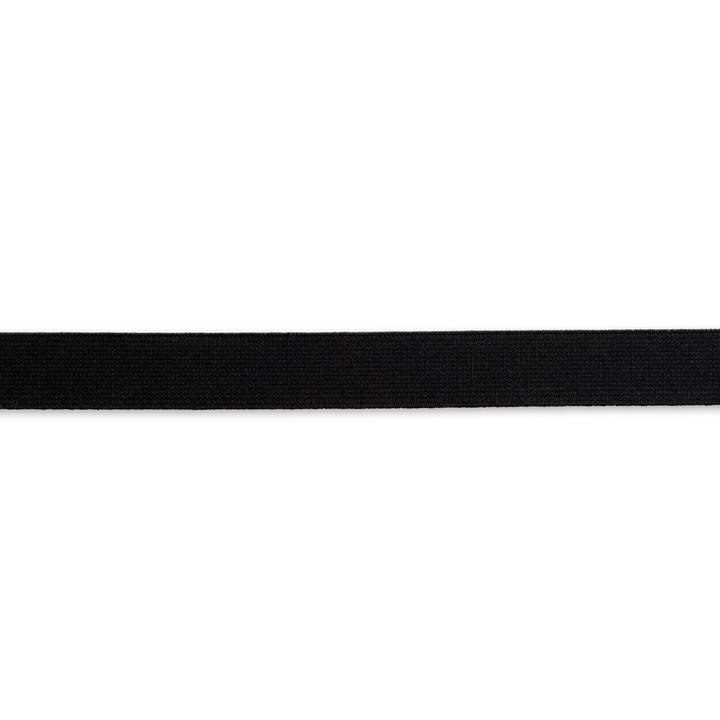 Elastic tape, strong, 18mm, black, 10m