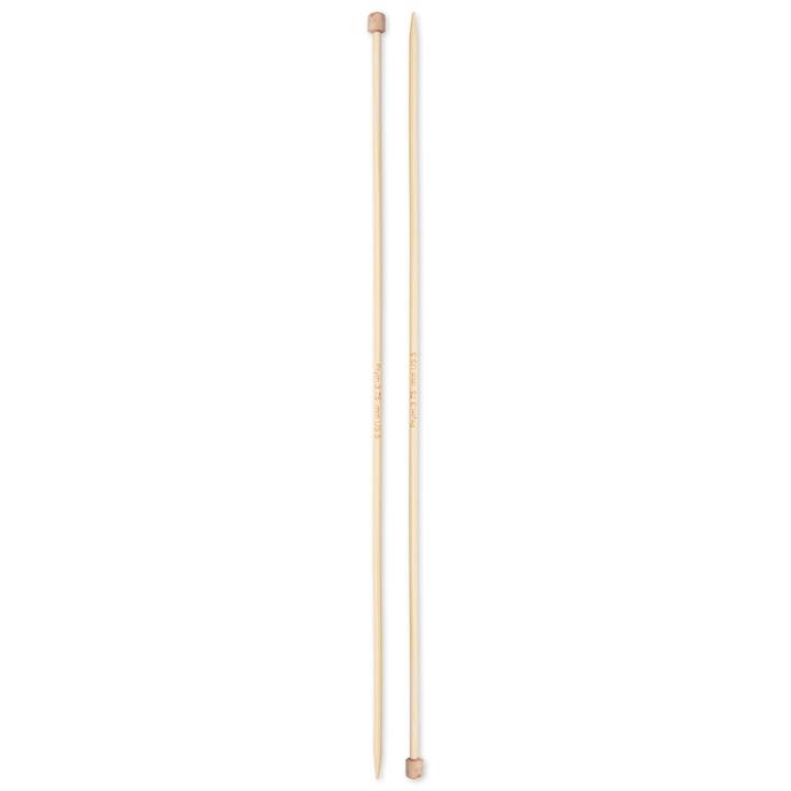 Single-pointed knitting needles Prym 1530, bamboo, 33cm, 3.75mm