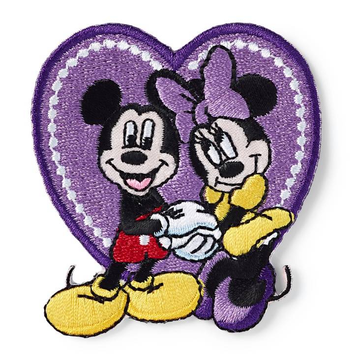 Appliqué Mickey Mouse patches assorted