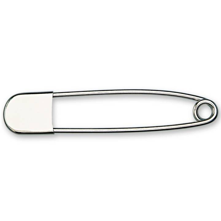 Identification pins for laundries, 1.55x43mm, silver-coloured