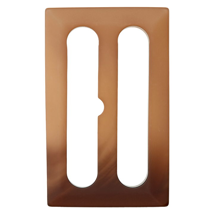 Пряжка-застежка из полиэстера, 25 мм, коричневый, средний цвет