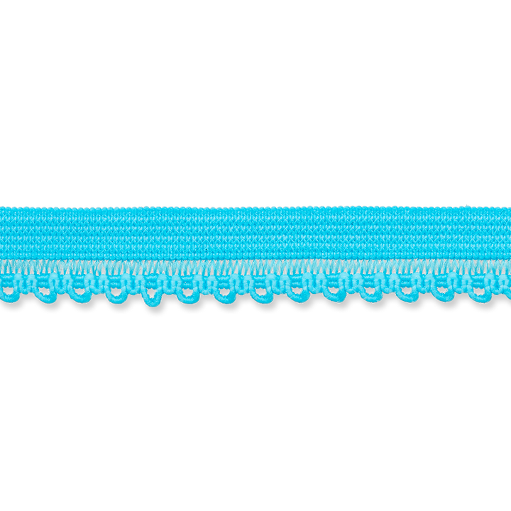 Elastic ribbon, 10mm, light turquoise