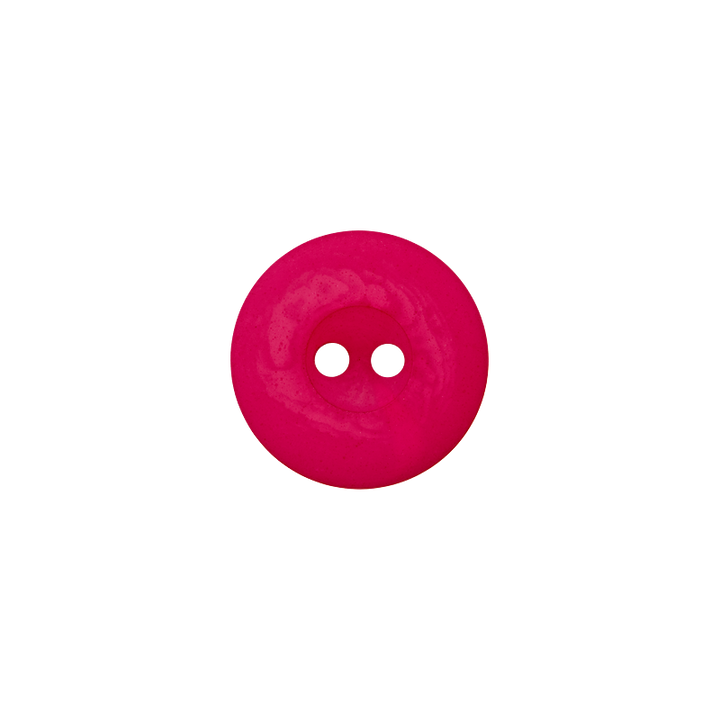 Polyester button 2-holes, 18mm, pink