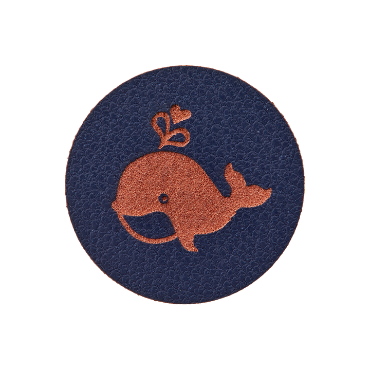 Декоративный аксессуар «Кит», 23 мм, цвет морской воды