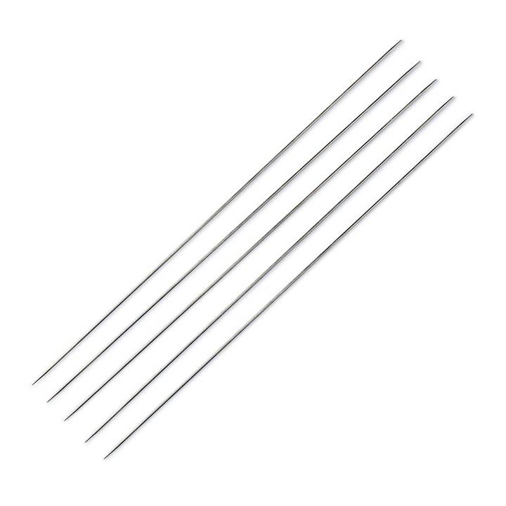 Double-pointed knitting needles, 20cm, 1.50mm, silver-coloured