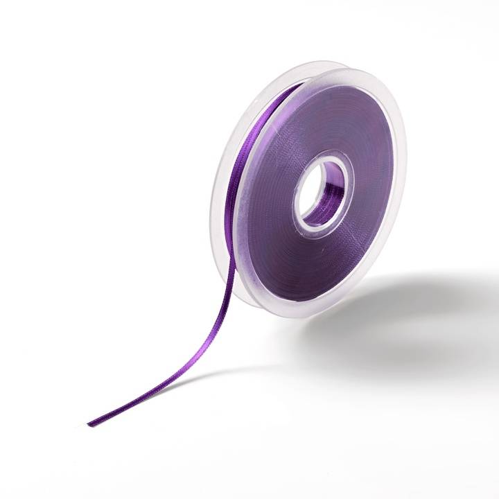 Satin ribbon, 3mm, light violet