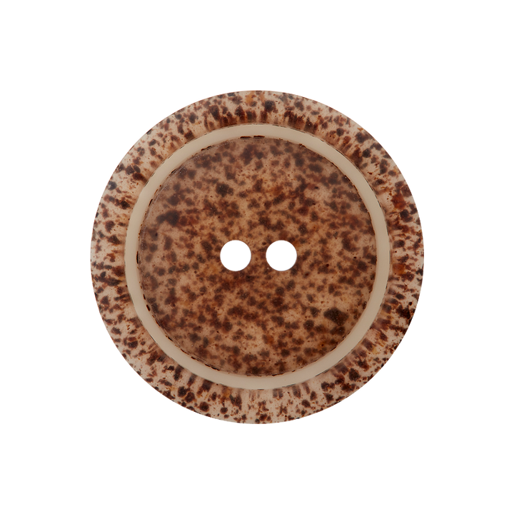Coffee/Polyester button 2-holes