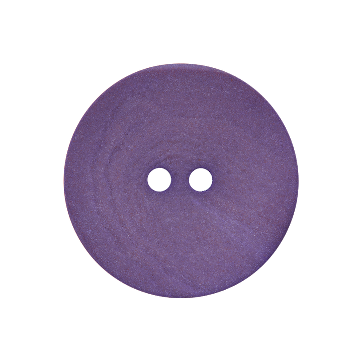 Paper/polyester button 2-holes, recycled, 23mm, violet