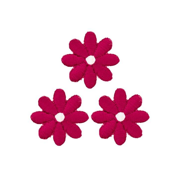 Applikation Blumen klein, pink