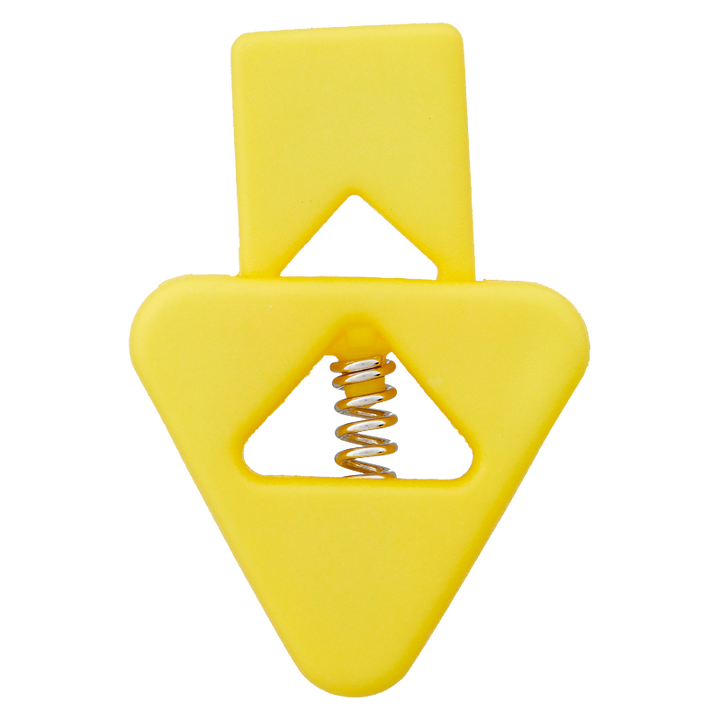 Cord stop/passage 7mm, 28mm, yellow