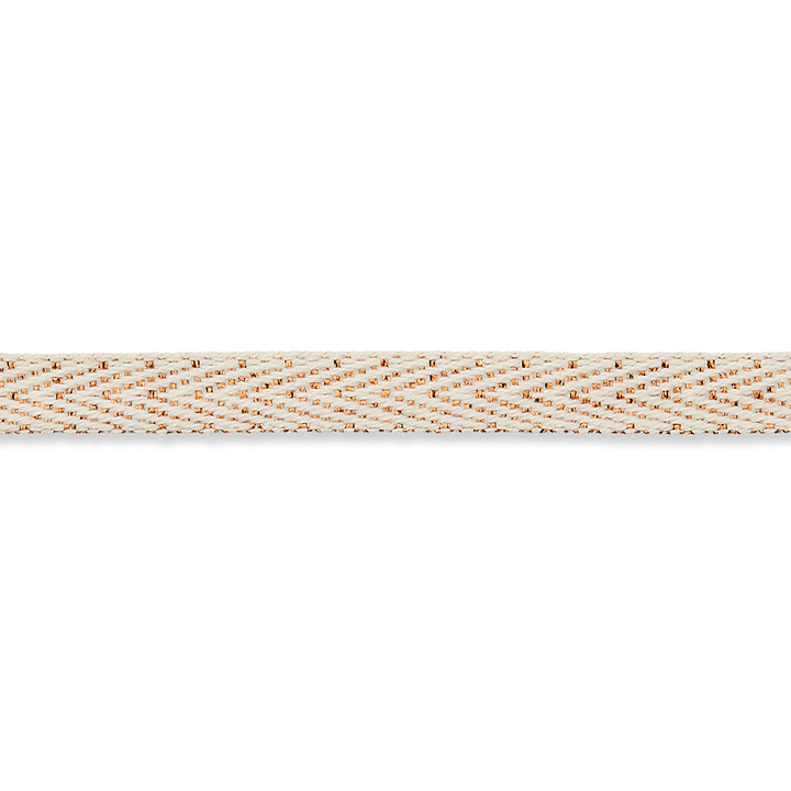 Саржевая лента, 5 мм, цвет меди