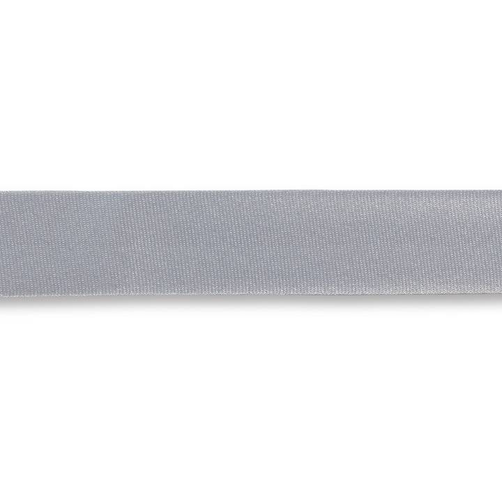 Bias binding, Duchesse, 40/20mm, silver, 3.5m