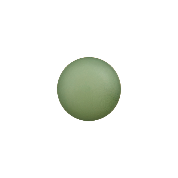 Polyester button shank, 9mm, medium green