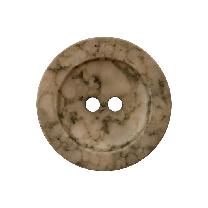 Пуговица из полиэстера, с 2 отверстиями, 23 мм, оливковый цвет