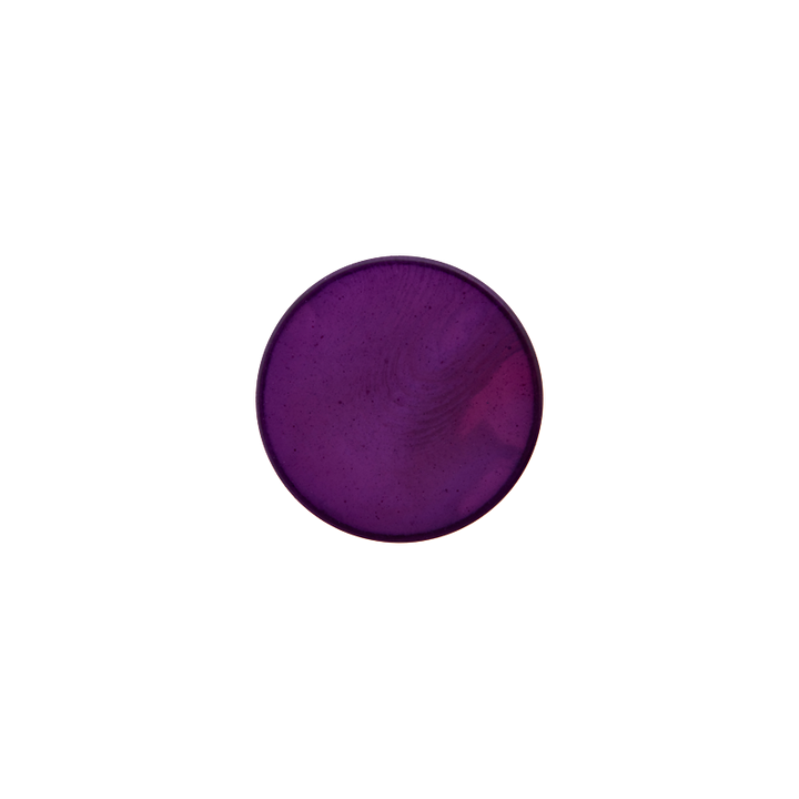Bouton polyester pied, 18mm, violet