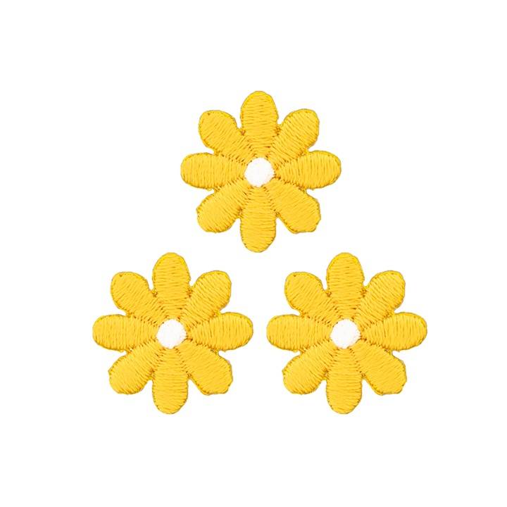 Applikation Blumen klein, gelb
