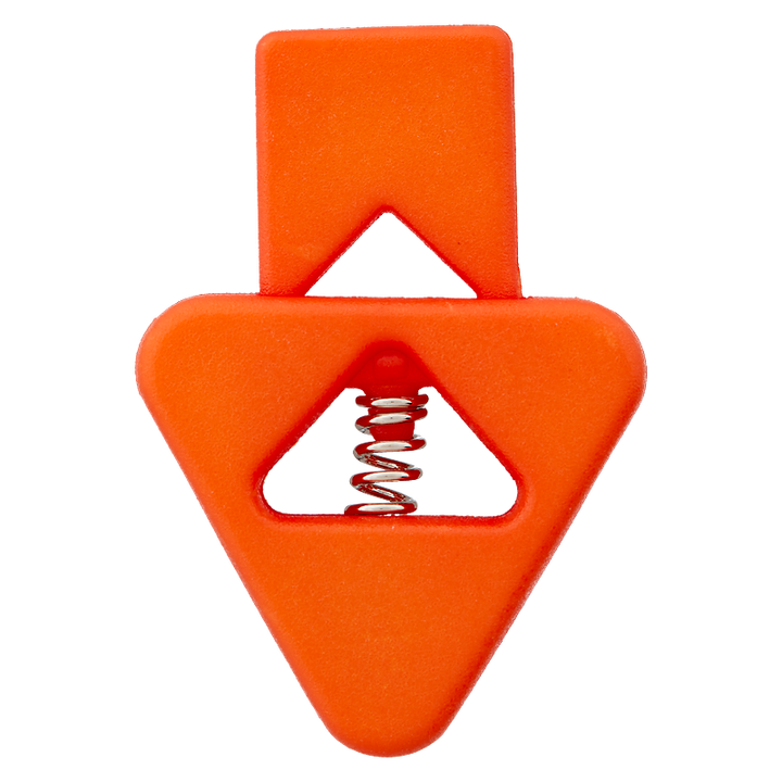Cord stop/passage 7mm, 28mm, orange