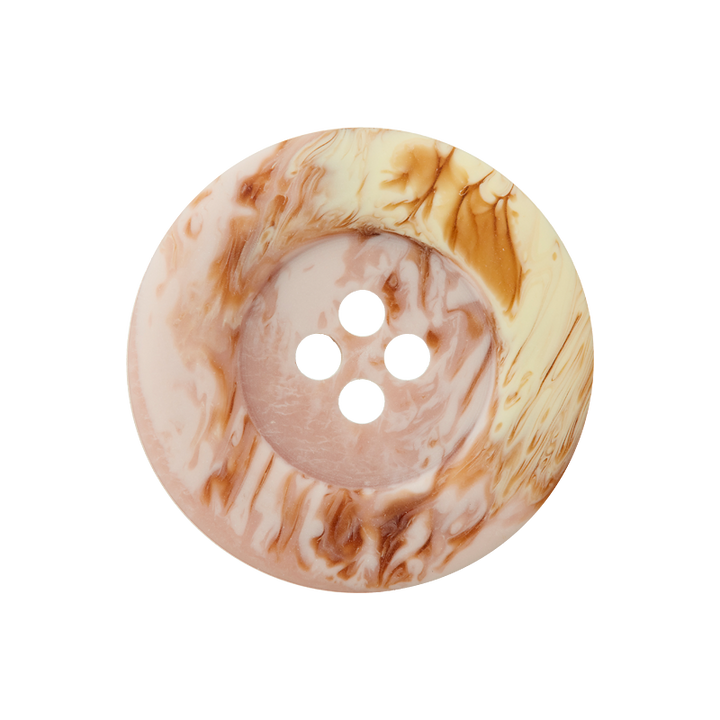 Polyesterknopf 4-Loch, 23mm, rosa