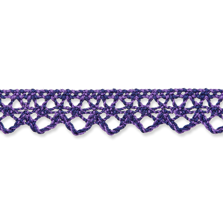 Klöppelspitze, 13mm, violett