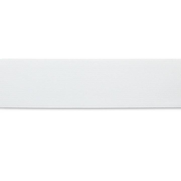 Мягкая эластичная лента, 60мм, белого цвета, 50м