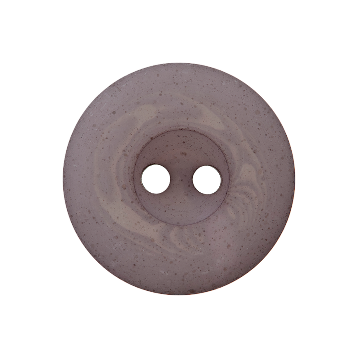 Пуговица из полиэстера, с 2 отверстиями, 23мм, цвет серый, темный