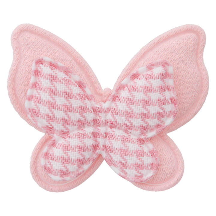 Zierteil Schmetterling, 45mm, rosa