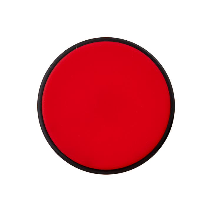 Пуговица из полиэстера, на ножке, 15 мм, красный цвет