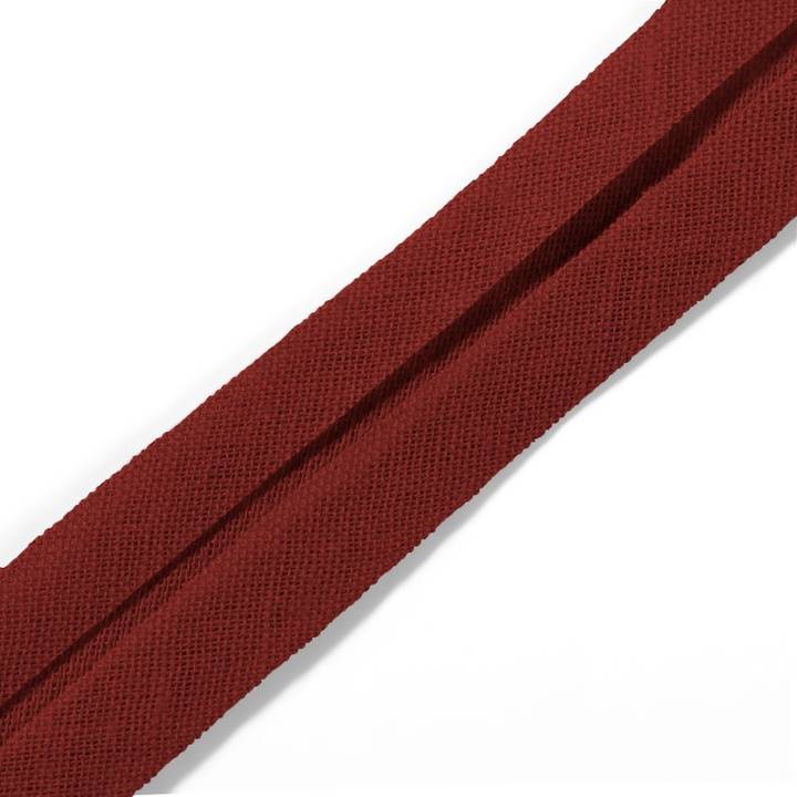 Bias binding, cotton, 40/20mm, rust, 30m