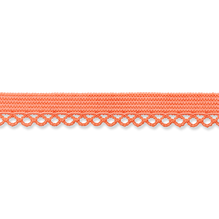 Elastic ribbon 9mm orange