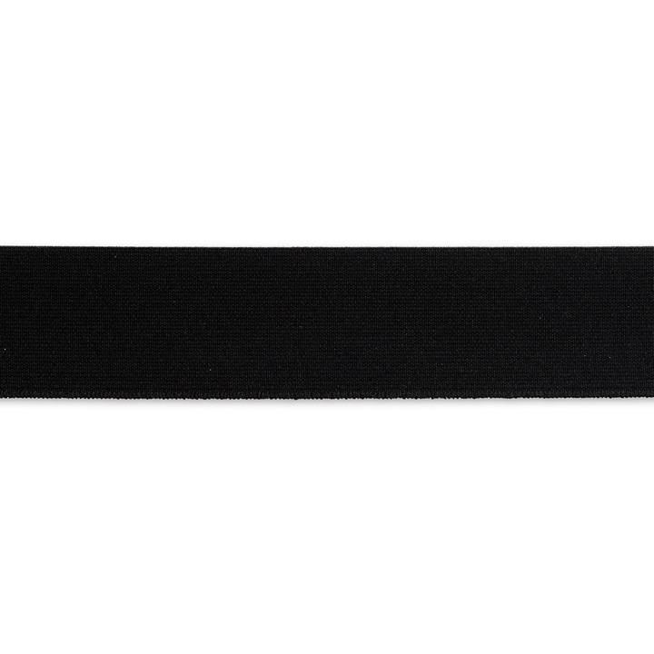 Ruban élastique fort, 40mm, noir, 10m
