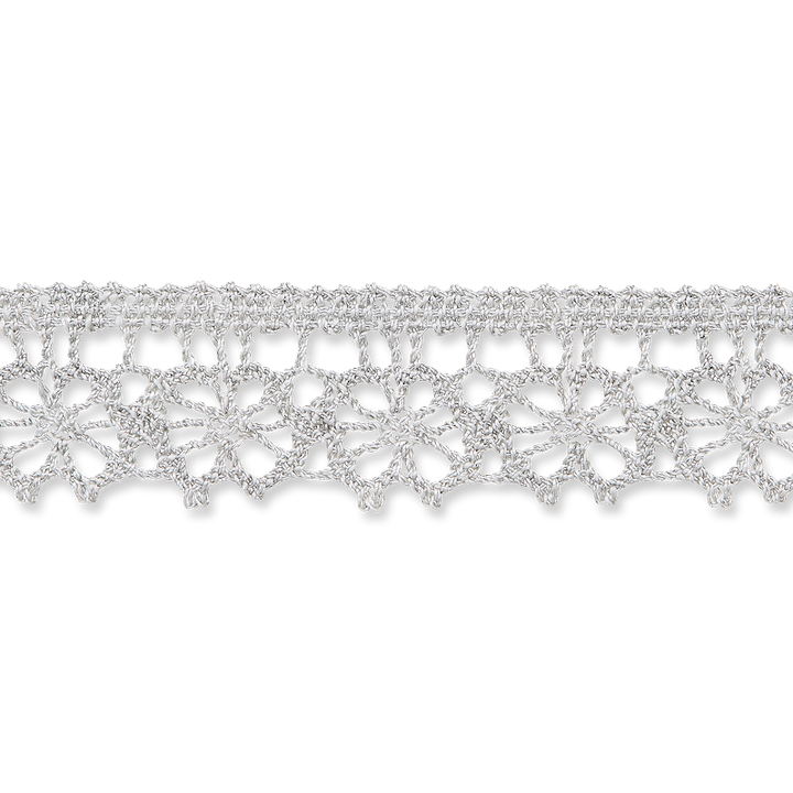 Lace, 16mm, silver
