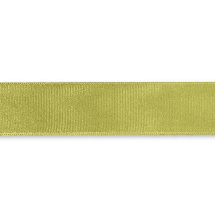Satin ribbon, 25mm, light olive