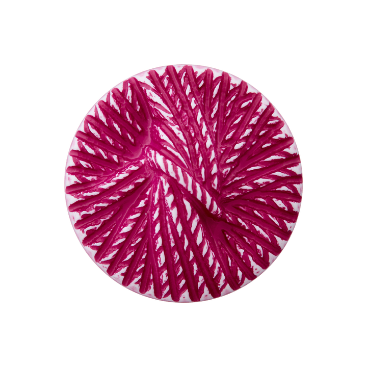 Polyester button shank, Cord optic, 20mm, light purple