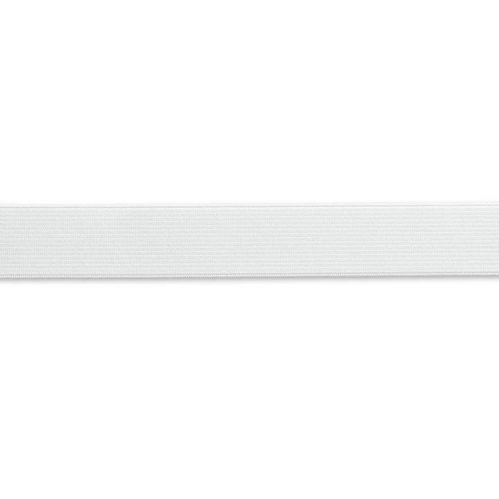 Elastic-Band, weich, 25mm, weiß, 50m