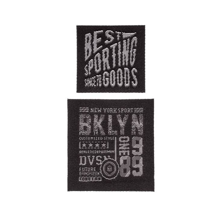 Motif décoratif Étiquette SPORTING/BKLYN, noir