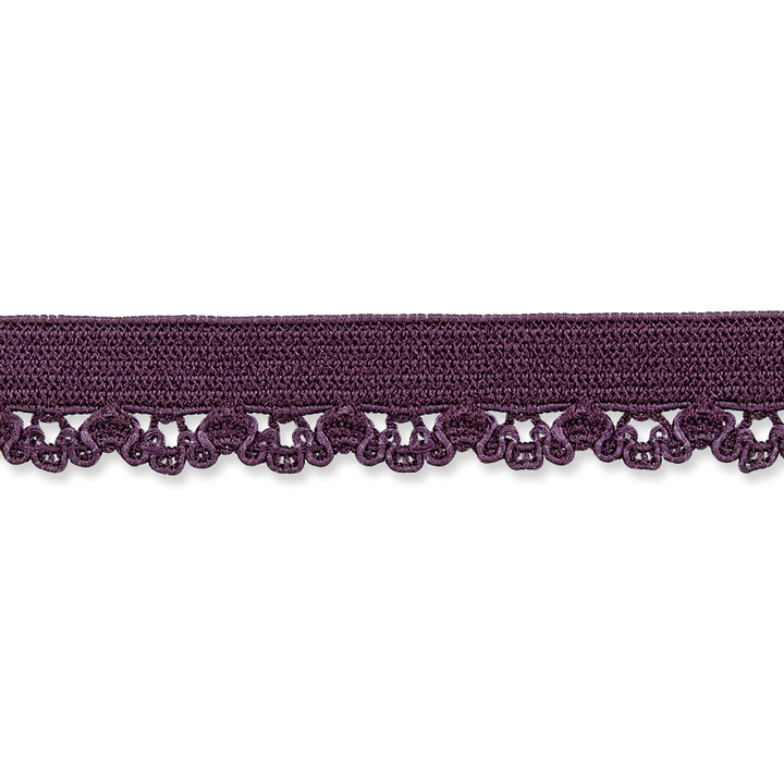 Elastisches Zierband, 10mm, violett