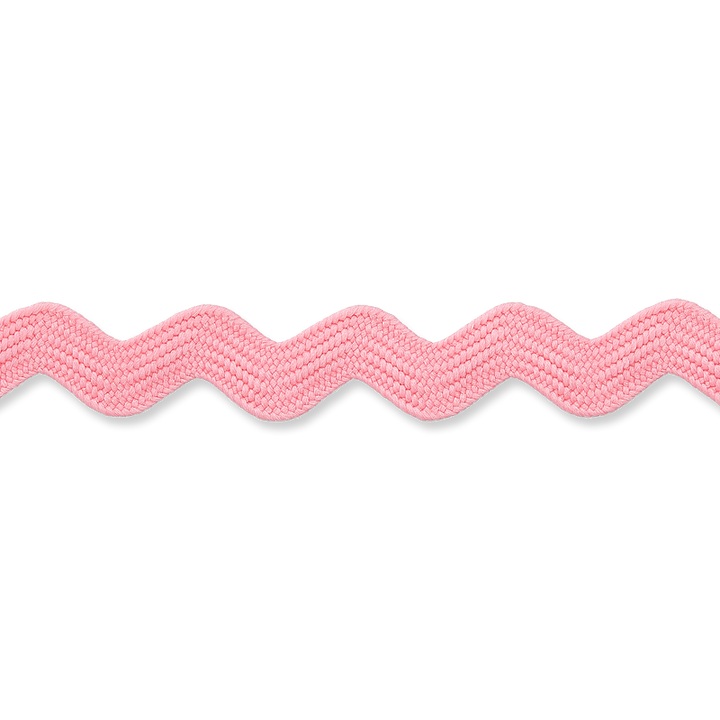 Декоративная тесьма вьюнчик, 10 мм, розовый цвет